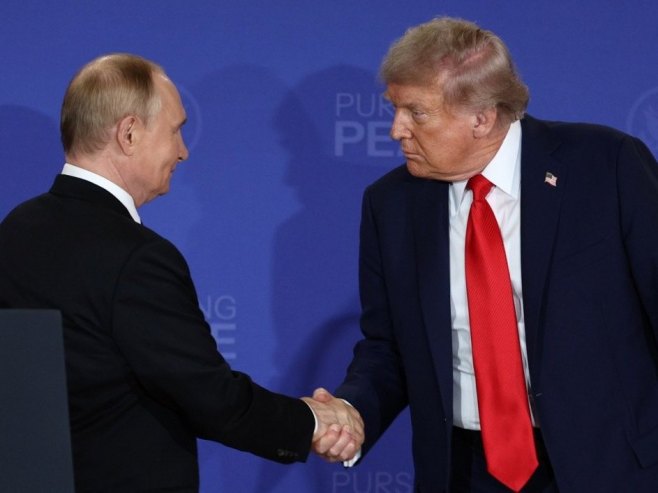 Putin i Tramp (Foto: EPA/SERGEY BOBYLEV, ilustracija) - 