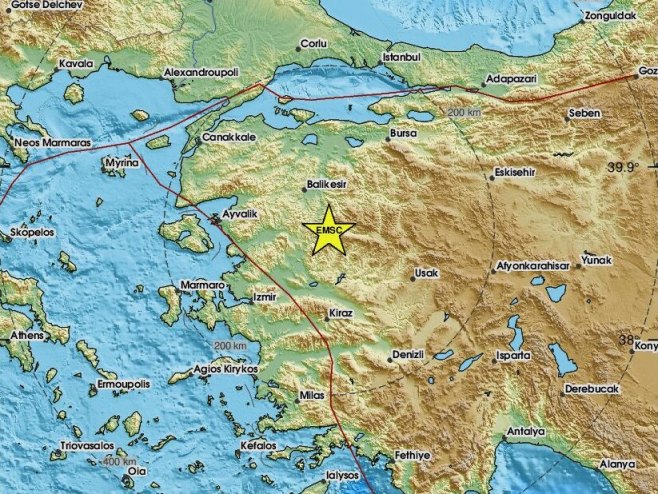 Tursku pogodio zemljotres jačine 6,1 stepen