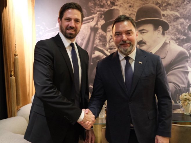 Levente Mađar i Staša Košarac Levente Mađar i Staša Košarac - Foto: SRNA