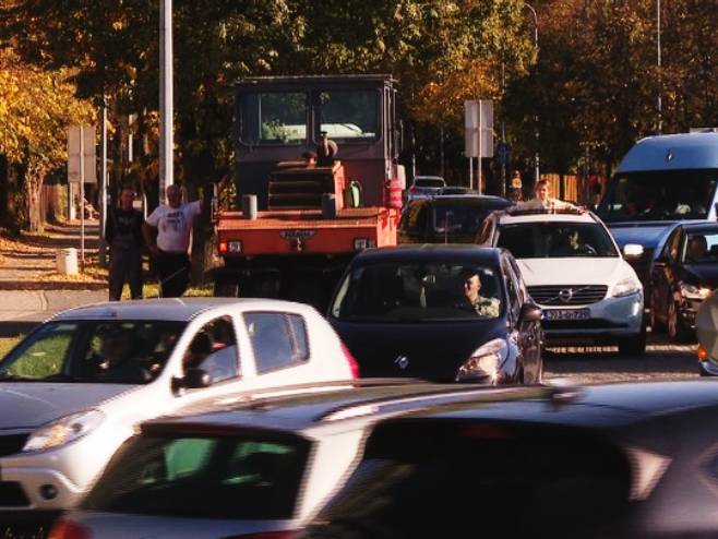 Banjaluka - gužve u saobraćaju - Foto: RTRS