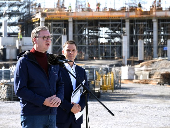 Vučić: Završetak izgradnje Nacionalnog stadiona do kraja februara 2027. godine