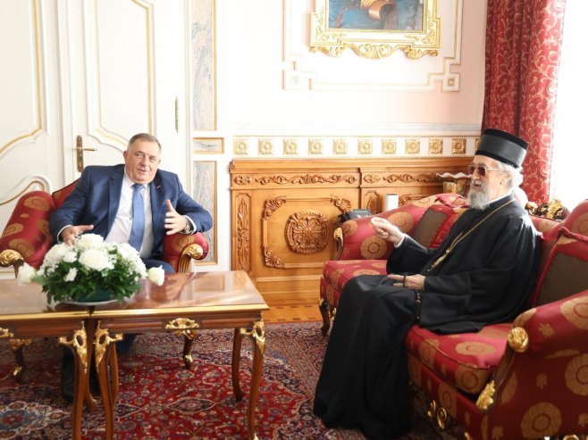Dodik se sastao sa mitropolitom Јefremom (FOTO)