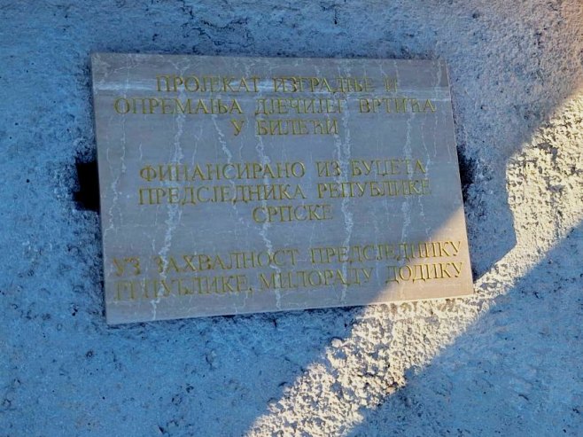 Veliki dan za Bileću; Položen kamen temeljac za izgradnju novog vrtića