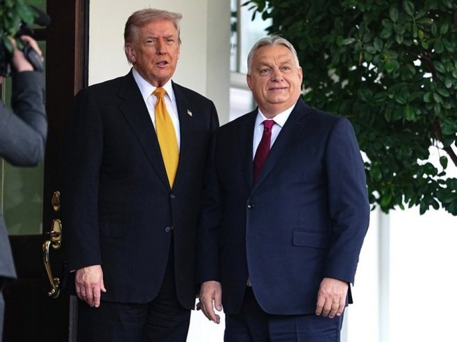 Tramp i Orban (foto: EPA/AARON SCHWARTZ) Tramp i Orban (foto: EPA/AARON SCHWARTZ) -