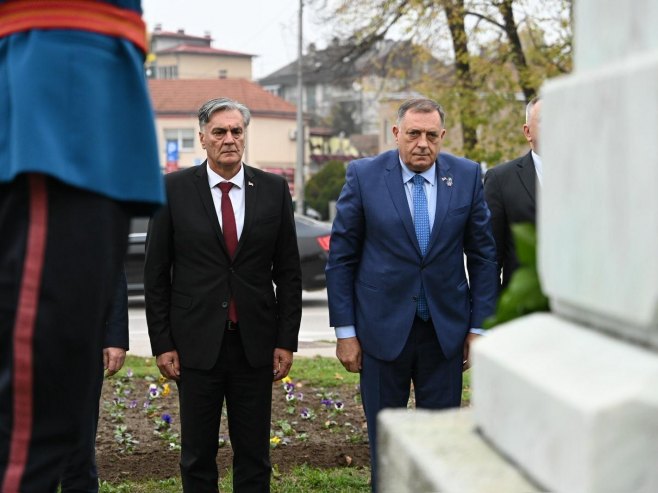 Brčko: Dodik odao poštu Dobri Јovanoviću i solunskim dobrovoljcima (FOTO/VIDEO)