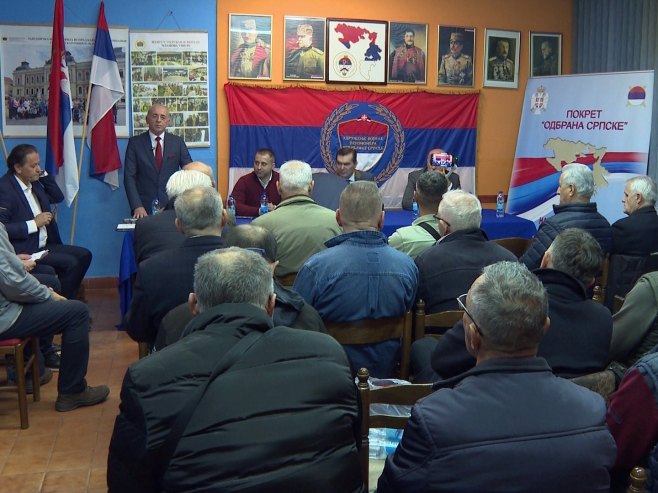 Pokret Odbrana Srpske - narodna tribina - Foto: RTRS