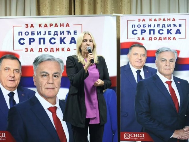 Cvijanović: Glasanjem za Karana trasira se put stabilnosti i razvoja Srpske