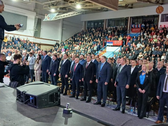 Dodik i Karan u Trebinju: Svi moramo da stanemo u odbranu Republike Srpske