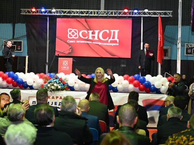 Željka Cvijanović u Prijedoru (foto: banjaluka.net/aleksandarstupar - 