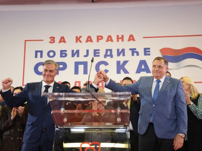 Siniša Karan i Milorad Dodik - Foto: ZIPAPHOTO/Borislav Zdrinja