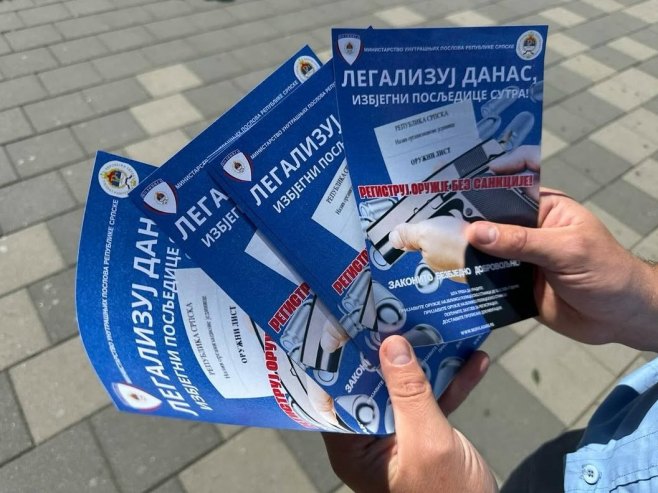 Rok za registraciju vatrenog oružja bez sankcija do 31. decembra