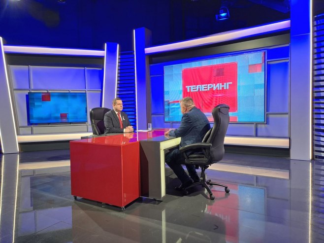 Radovan Kovačević, gost emisije Telering - Foto: RTRS