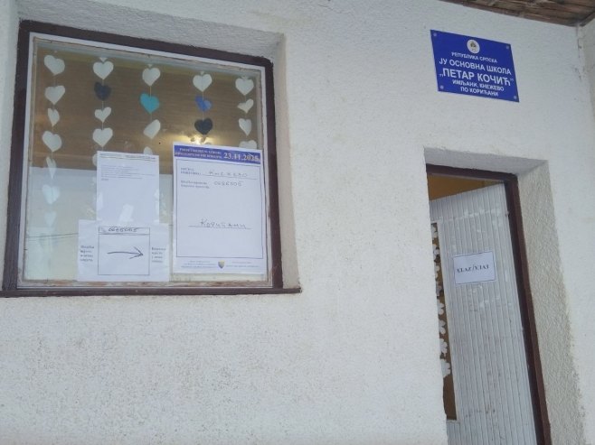 Mještani Korićana danas glasaju za predsjednika Srpske