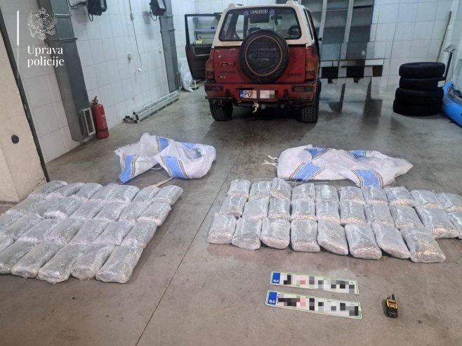 Podgorica-droga (Foto: Uprava policije Crne Gore) - 