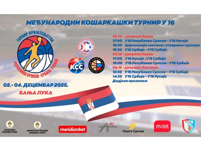 Košarkaši savez Republike Srpske organizuje turnir: Monija i Hrijapa stižu u Banjaluku