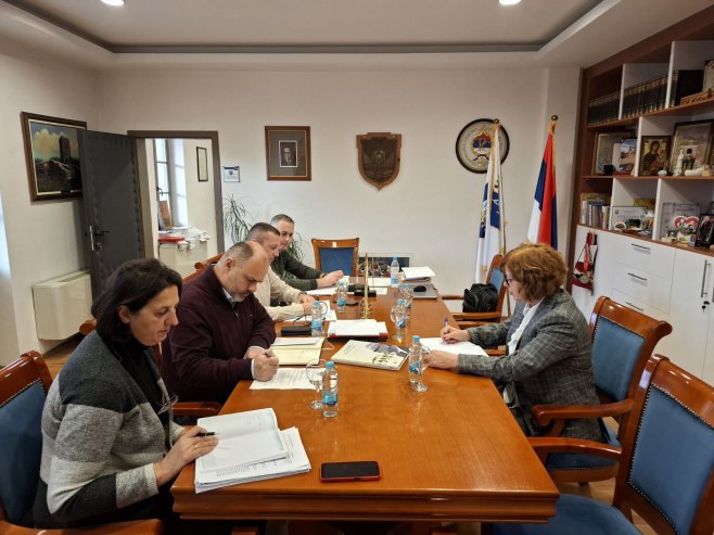 Senka Јujić sa načelnikom opštine Višegrad Mladenom Đurevićem - Foto: SRNA