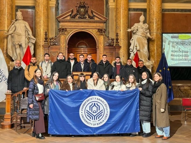 Najbolji studenti Univerziteta u Banjaluci boravili u studijskoj posjeti Beču Najbolji studenti Univerziteta u Banjaluci boravili u studijskoj posjeti Beču - Foto: SRNA