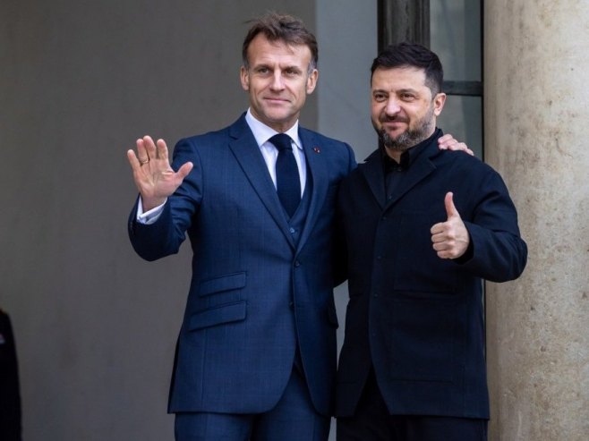 Makron u ponedjeljak sa Zelenskim u Londonu