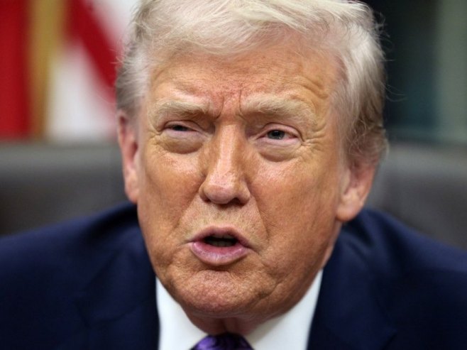 Donald Tramp (Foto: EPA/SHAWN THEW, ilustracija) - 