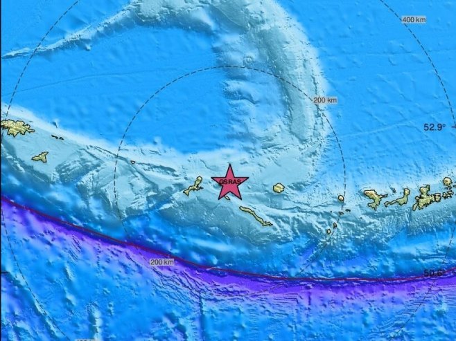 Zemljotres jačine 5,8 stepeni po Rihteru pogodio Aljasku Zemljotres jačine 5,8 stepeni po Rihteru pogodio Aljasku
