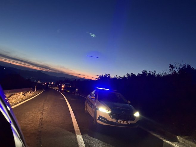 Saobraćajna nezgoda Trebinje - Bileća - Foto: RTRS