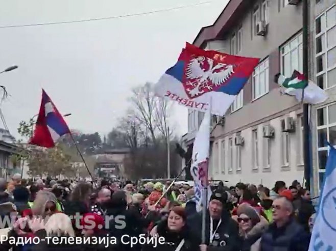 Protest studenata u Novom Pazaru, traže uvođenje prinudne uprave na DUNP-u