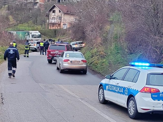 Saobraćajna nezgoda na putu Višegrad-Ustiprača