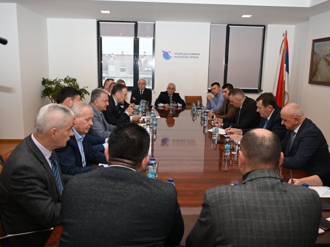 Minić sa rukovodstvom Privredne komore Srpske
