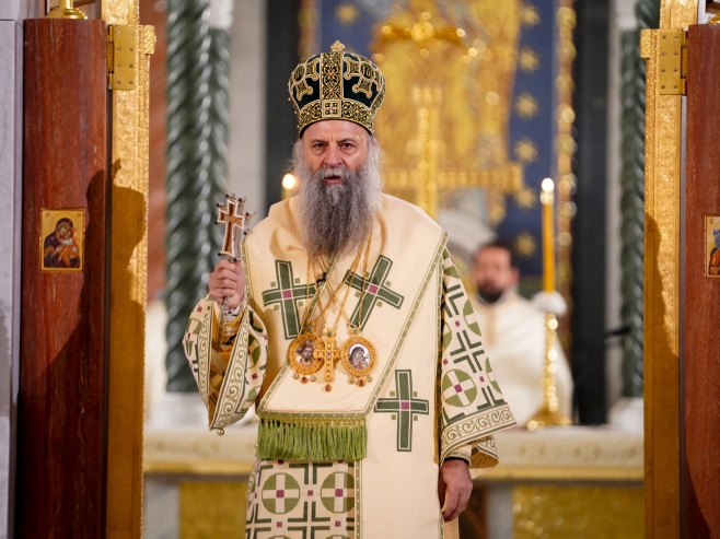 Patrijarh služio jutarnju božićnu liturgiju u Hramu Svetog Save - Božić praznik mira