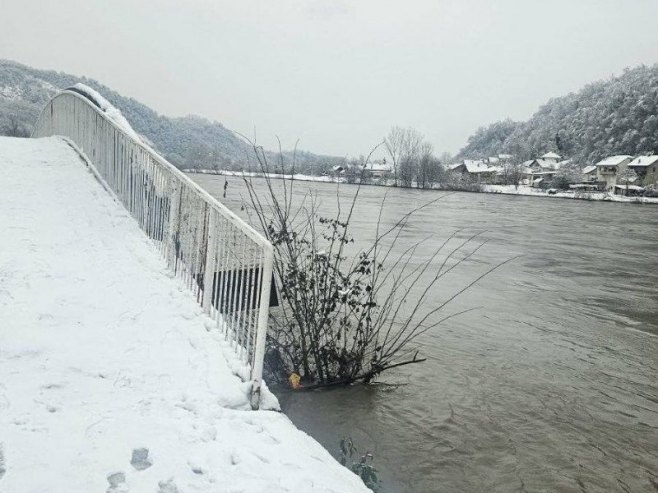 Vodostaj Drine, Zvornik - Foto: SRNA