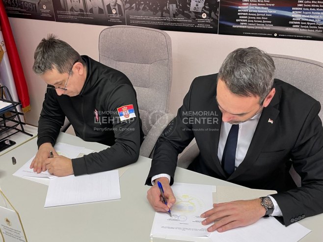 Memorijalni centar potpisao memorandum o saradnji sa Akademijom Vidovdanskih vitezova srbskih