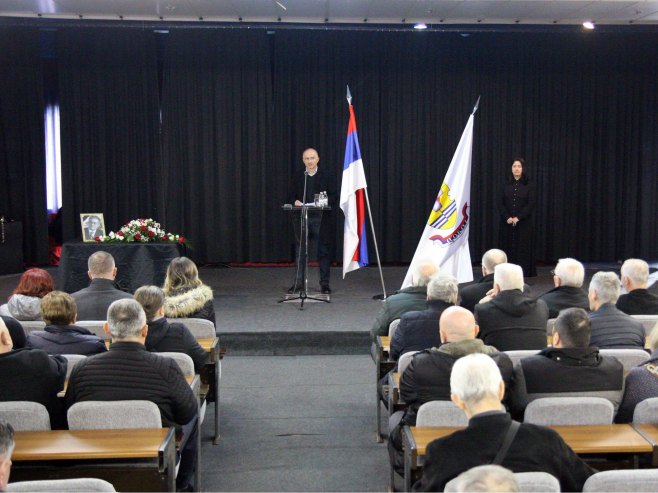 Komemoracija povodom smrti Veljka Brajića - Foto: SRNA