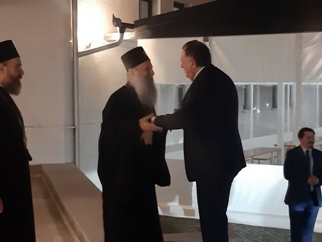Dodik: Hvala patrijarhu Porfiriju za sve što čini za naš narod i Crkvu (VIDEO)