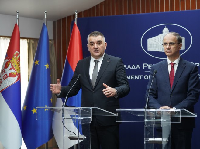 Minić i Macut (foto: TANJUG/ MILOŠ MILIVOJEVIĆ/ bg) - 