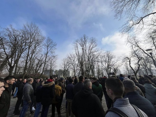 Protest mljekara - Foto: RTRS