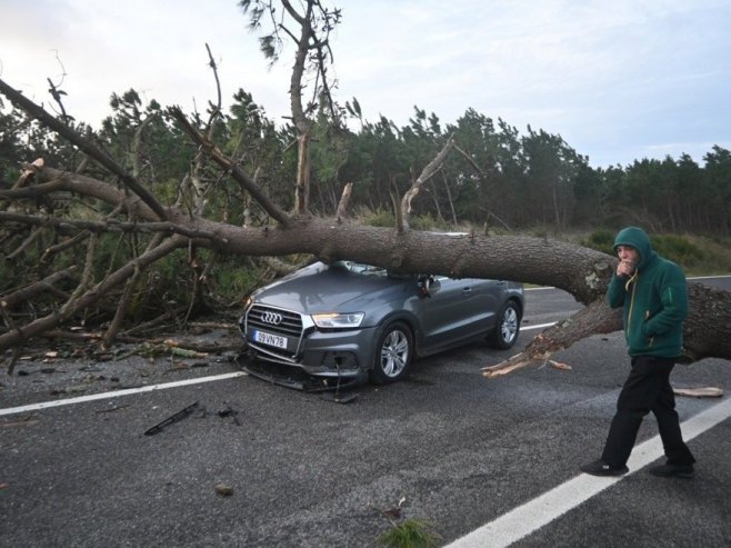 Oluja pogodila Portugaliju: Stradalo pet osoba, milion korisnika bez struje (VIDEO)