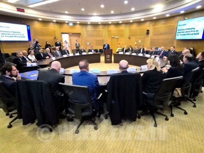 Ceremonija priznanja "Žabotinski za slobodu" Dodiku (FOTO/VIDEO)