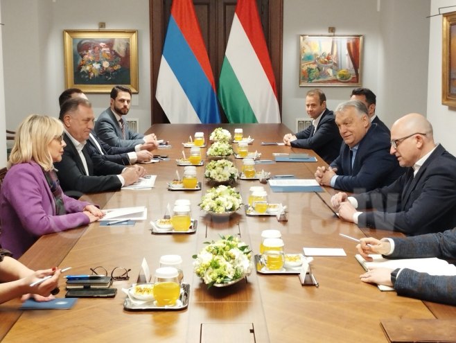 Trišić Babić i Dodik u Mađarskoj sa Orbanom (VIDEO)