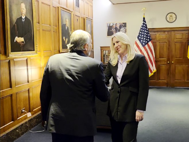 Cvijanović sa Latnikom, bliskim saradnikom Donalda Trampa