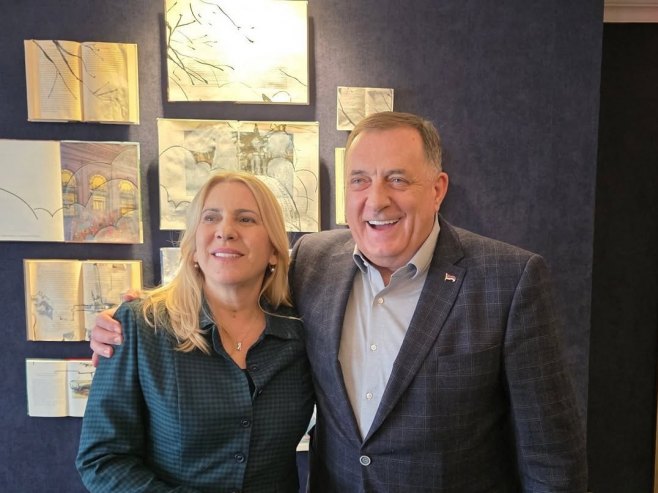 Cvijanović sa Dodikom: Tu smo (FOTO)