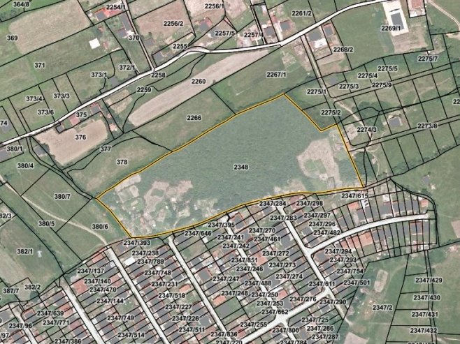 Elektronski prikaz K.Č. 2348 (foto: ekatastar.rgurs.org) - 