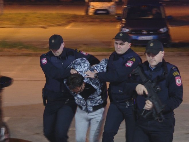 Uhapšen u akciji "Blok" sproveden u Okružno javno tužilaštvo (VIDEO)