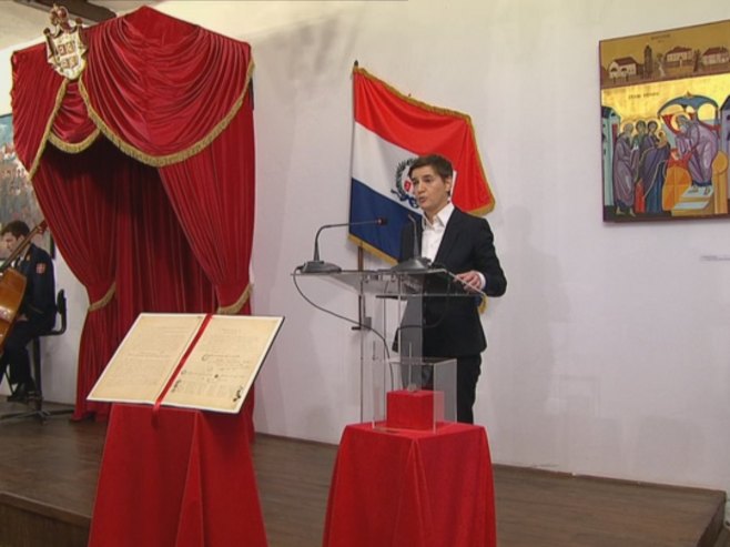 Brnabić poručila sa Sretenjske akademije u Kragujevcu: Naše institucije su garant slobode