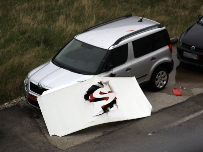 Nevrijeme u Trebinju - Foto: RTRS