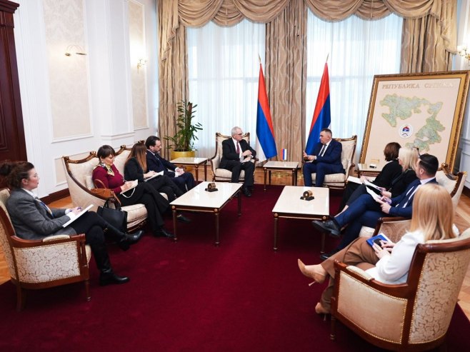 Minić sa šefom OEBS-a - Foto: Ustupljena fotografija