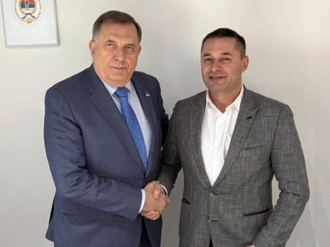 Milorad Dodik i Aco Stanišić (foto: x.com/MiloradDodik) - Foto: RTRS