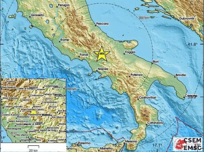 Italiju pogodio zemljotres jačine 5,9 stepeni, osjetio se širom Evrope