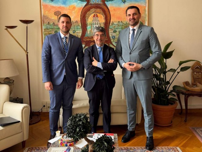 Klokić u posjeti Ministarsvu spoljnih poslova Italije - Foto: Ustupljena fotografija