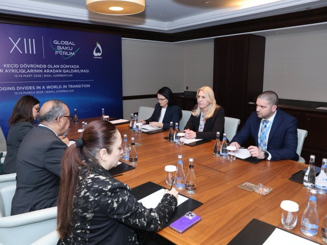 Cvijanovićeva u Bakuu razgovarala sa Gebrejesusom i Grinspanovom (FOTO)