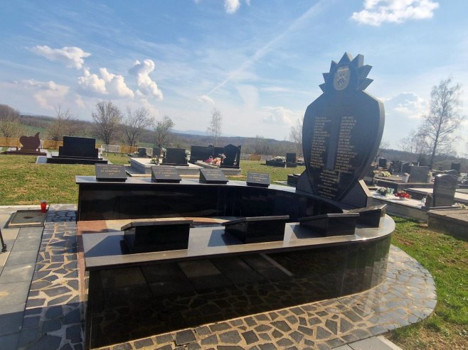 Spomenik poraženim snagama HVO u Modranu kod Dervente - Foto: RTRS